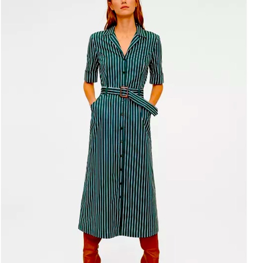 Sold out online mango shirt dress